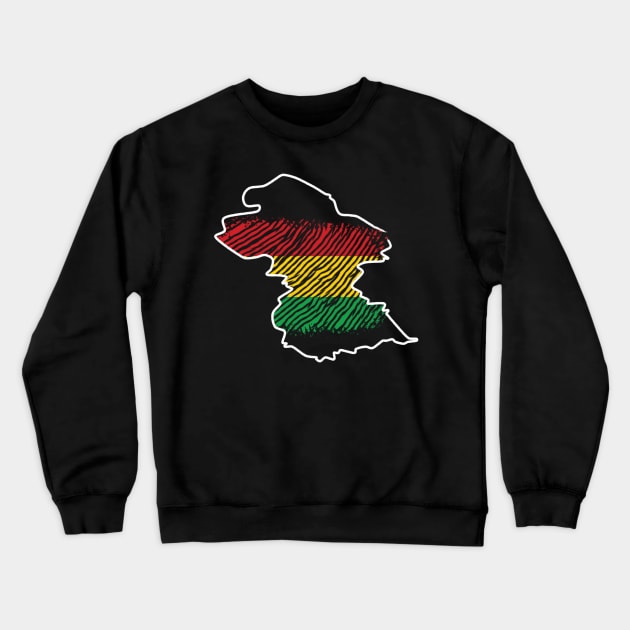 Guyana South America Tshirt Crewneck Sweatshirt by thefriendlyone